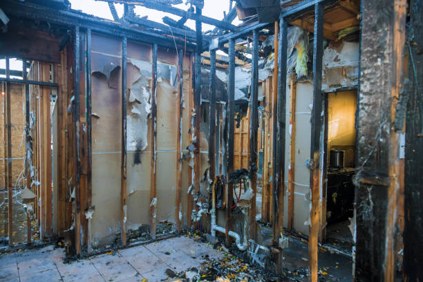 Professional Soot Cleanup technician working in Windsor, VA